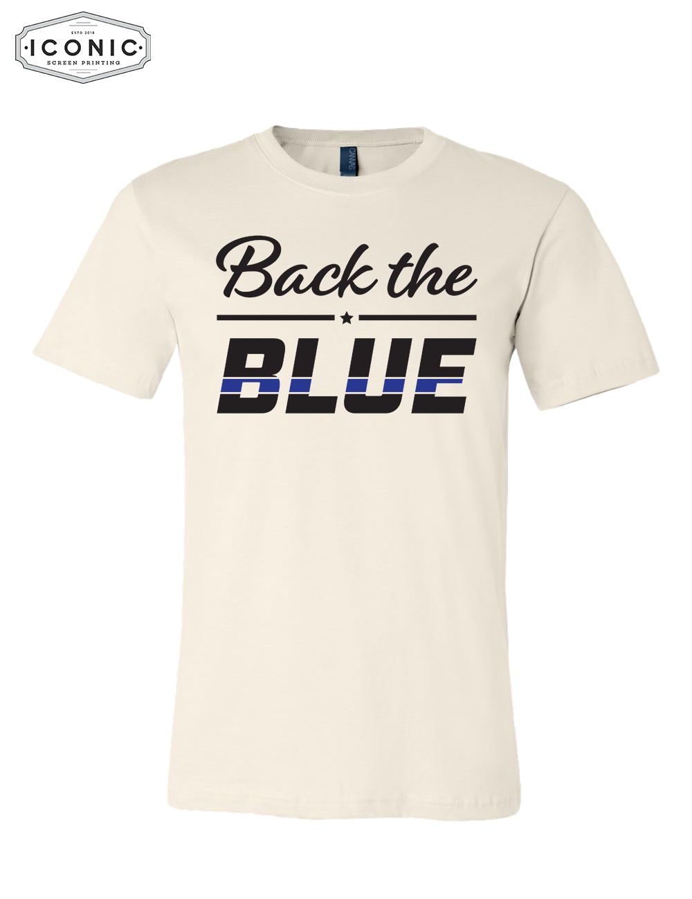 Back The Blue - Unisex Jersey Tee