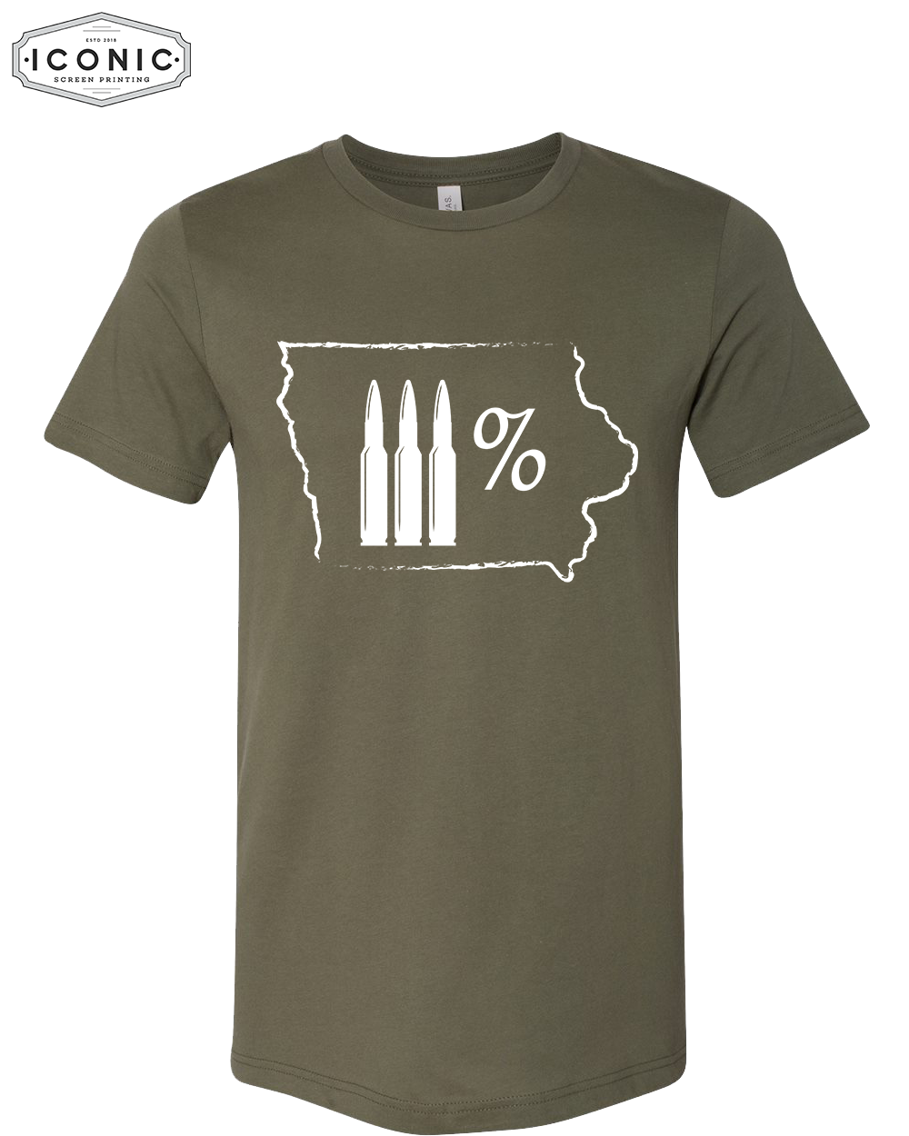 3% Iowa  - Unisex Jersey Tee