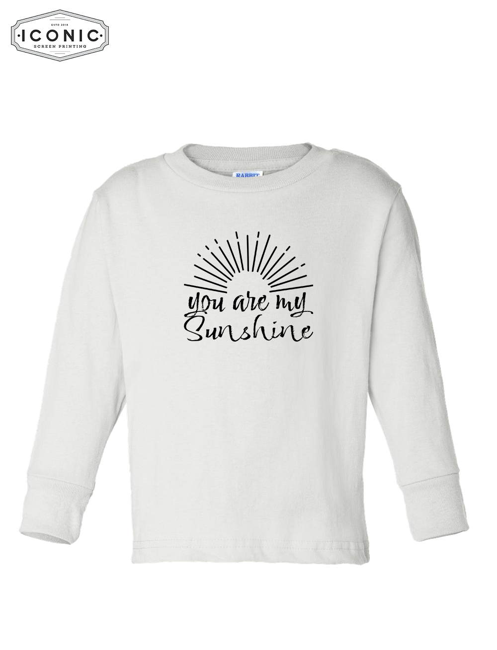 You Are My Sunshine - Toddler Long Sleeve Cotton Jersey Tee
