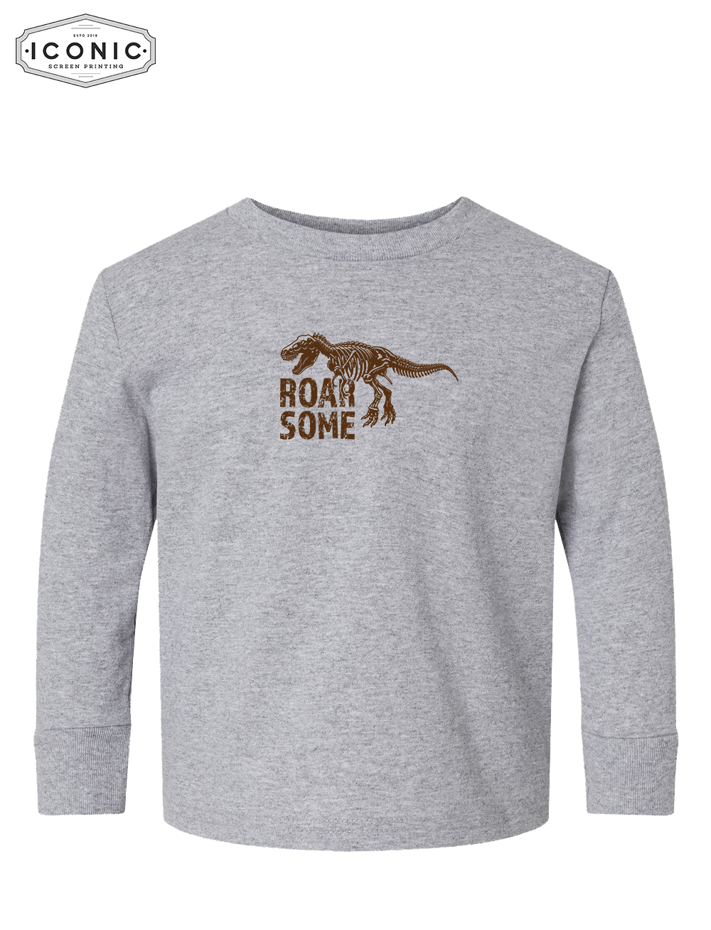 Roarsome - Toddler Long Sleeve Cotton Jersey Tee