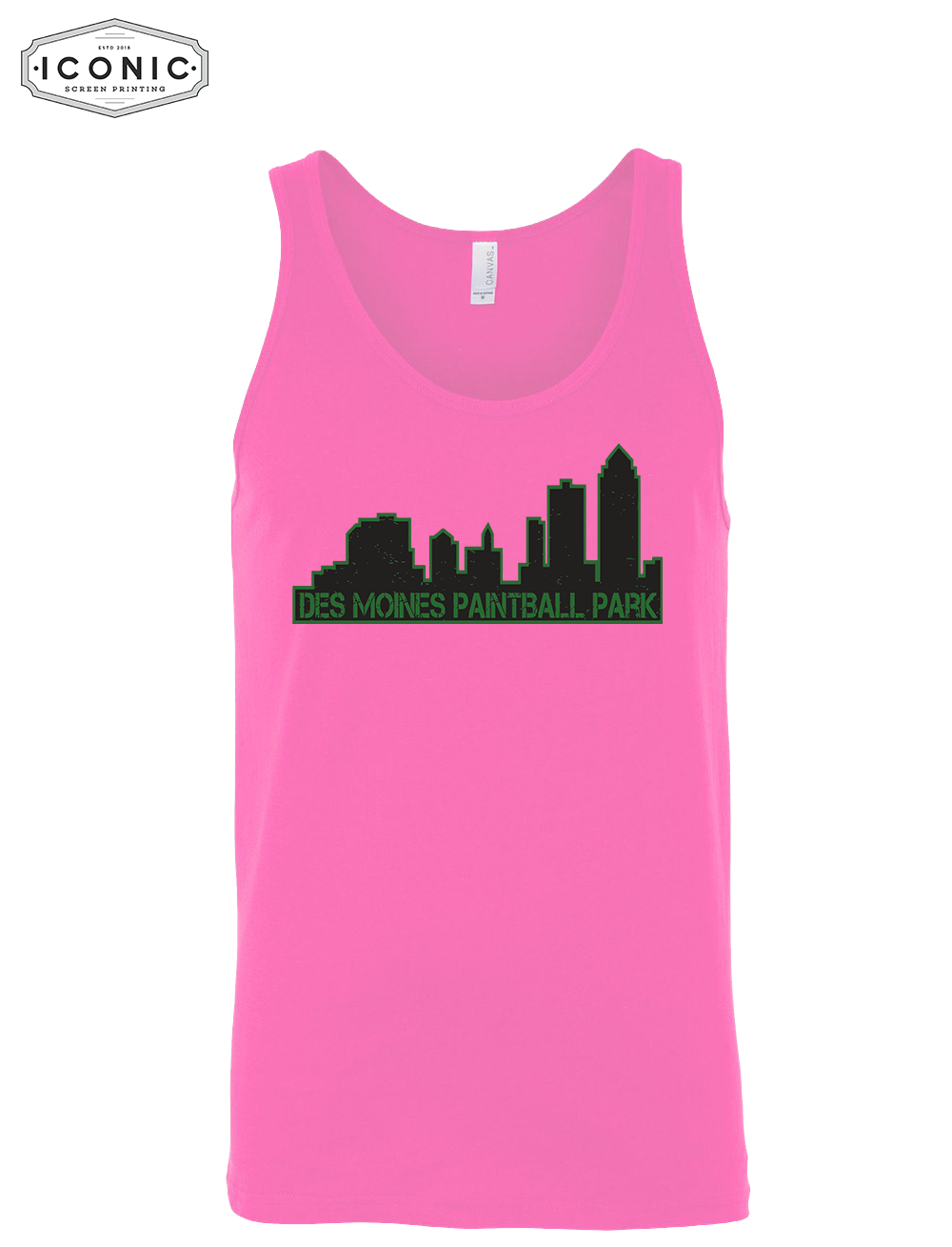Des Moines Paintball Park - Unisex Jersey Tank
