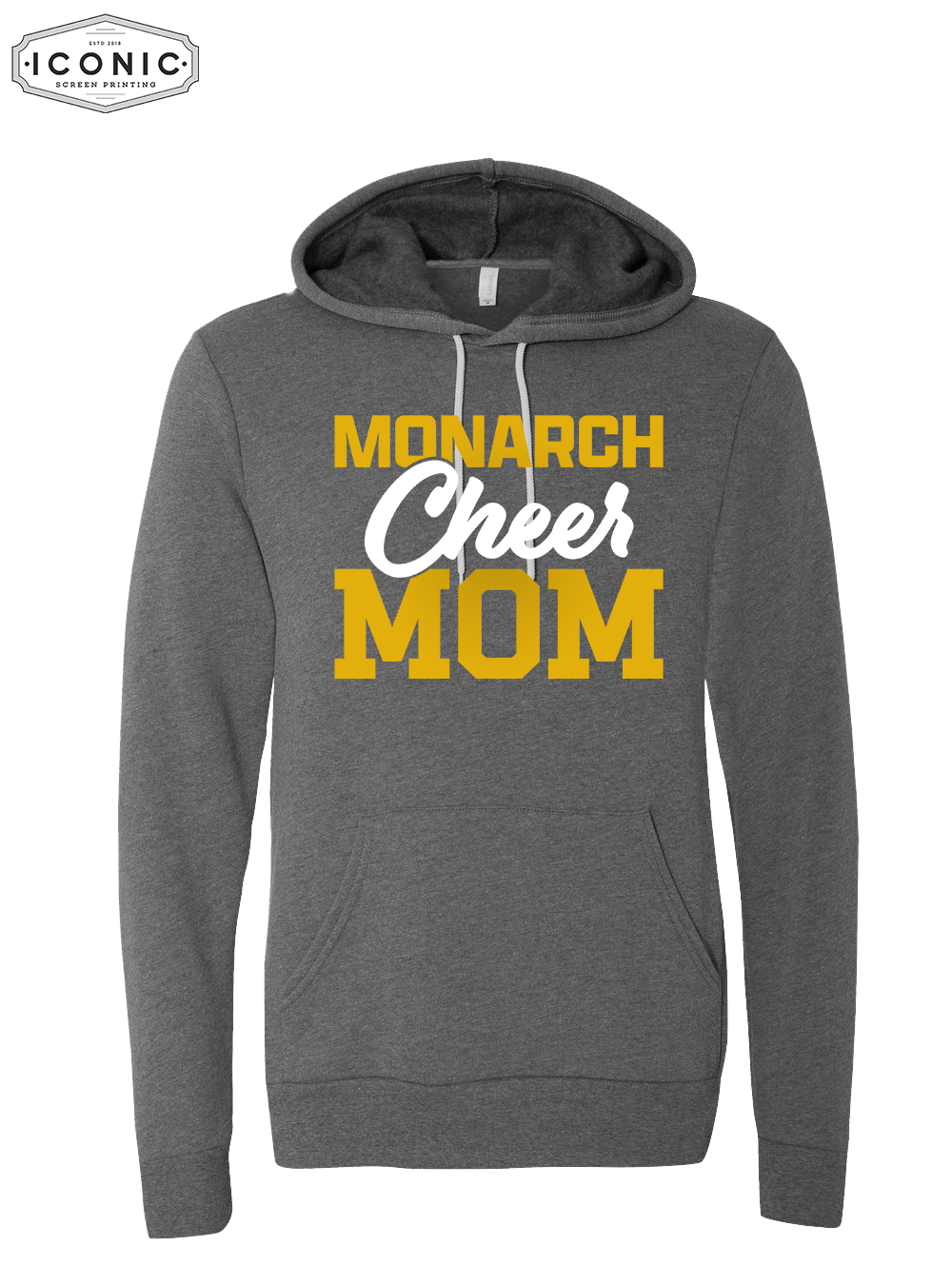 Cheer Mom (Glitter Ink) - Unisex Sponge Fleece Hoodie