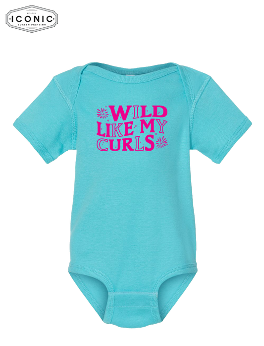 Wild Like My Curls - Rabbit Skins Onesie