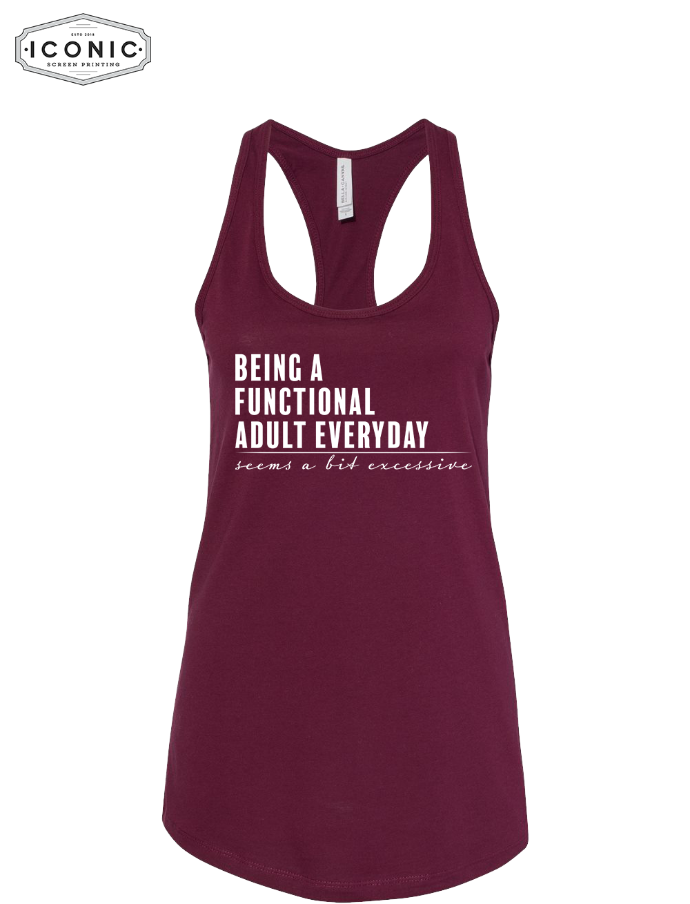 Functional Adult - Women's Jersey Racerback Tank