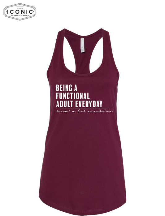 Functional Adult - Women's Jersey Racerback Tank
