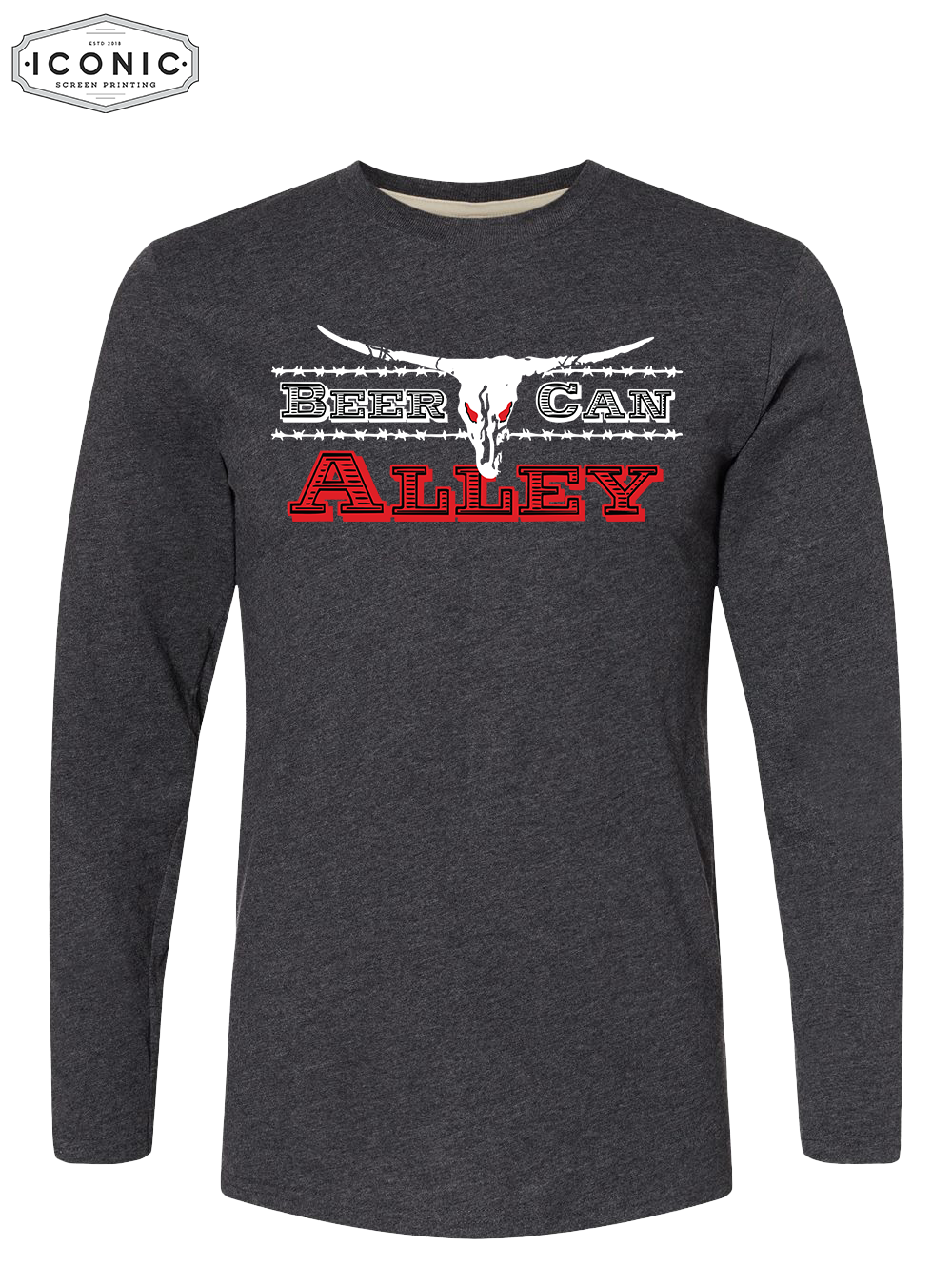 BCA - Combed Ringspun Cotton Long Sleeve Fine Jersey Tee