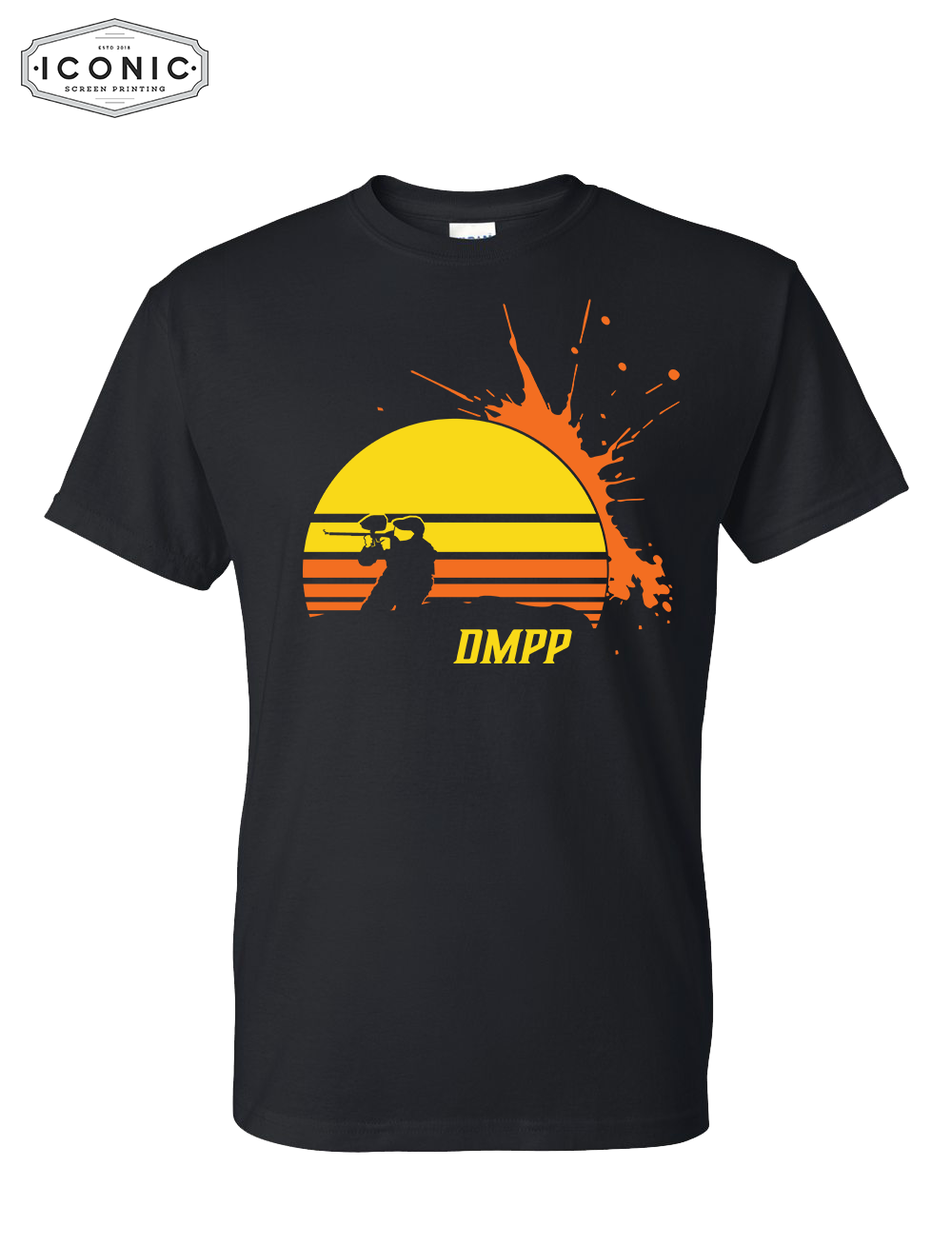 Des Moines Paintball Splatter - DryBlend T-Shirt