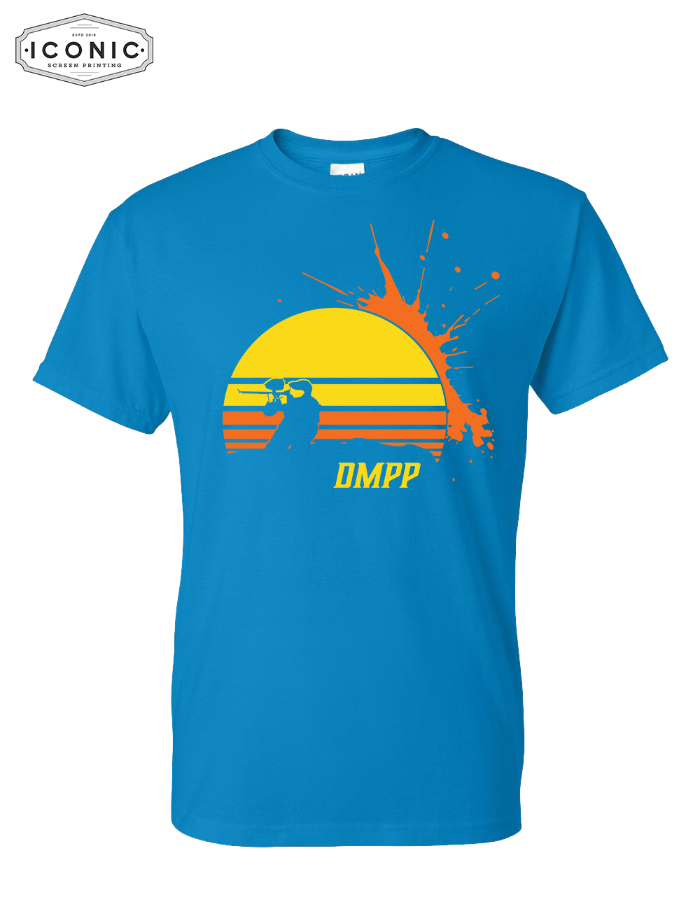 Des Moines Paintball Splatter - DryBlend T-Shirt