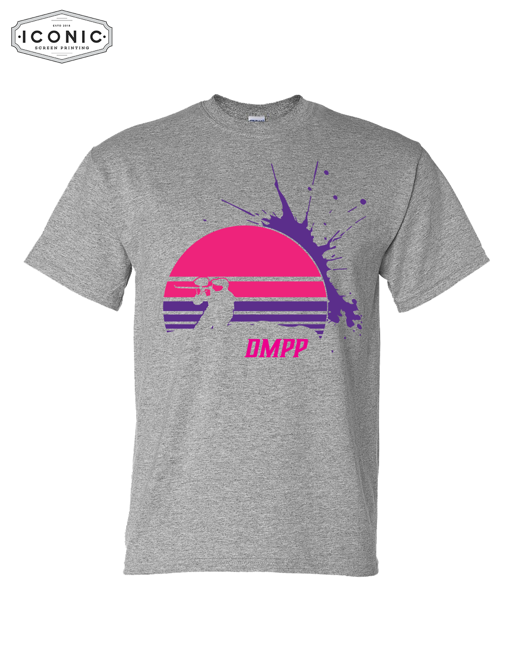 Des Moines Paintball Splatter - DryBlend T-Shirt