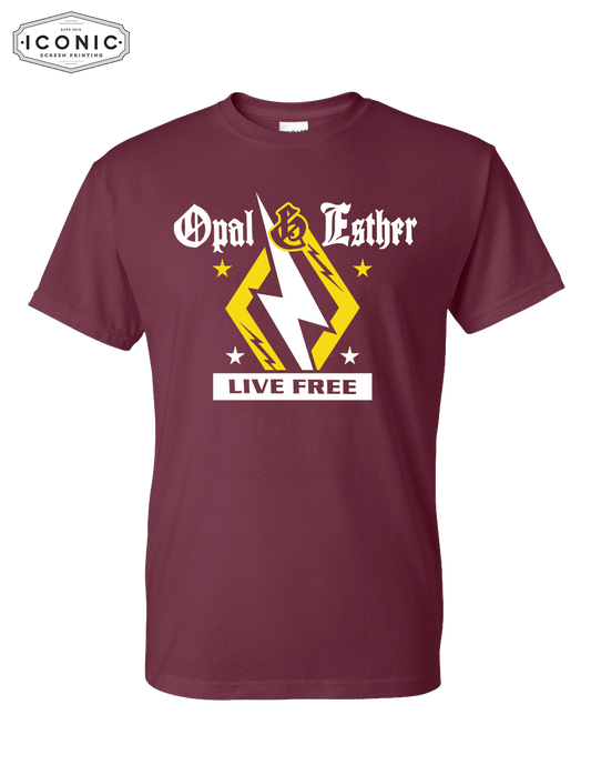 Opal & Esther Live Free - DryBlend T-shirt