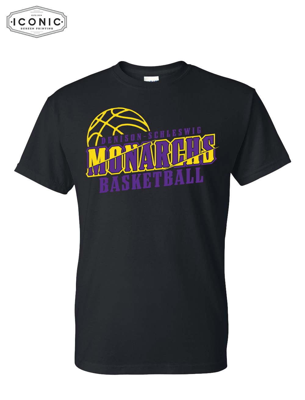 Denison-Schleswig Basketball - DryBlend T-shirt
