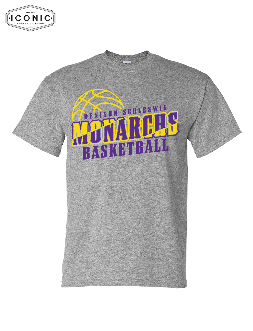 Denison-Schleswig Basketball - DryBlend T-shirt