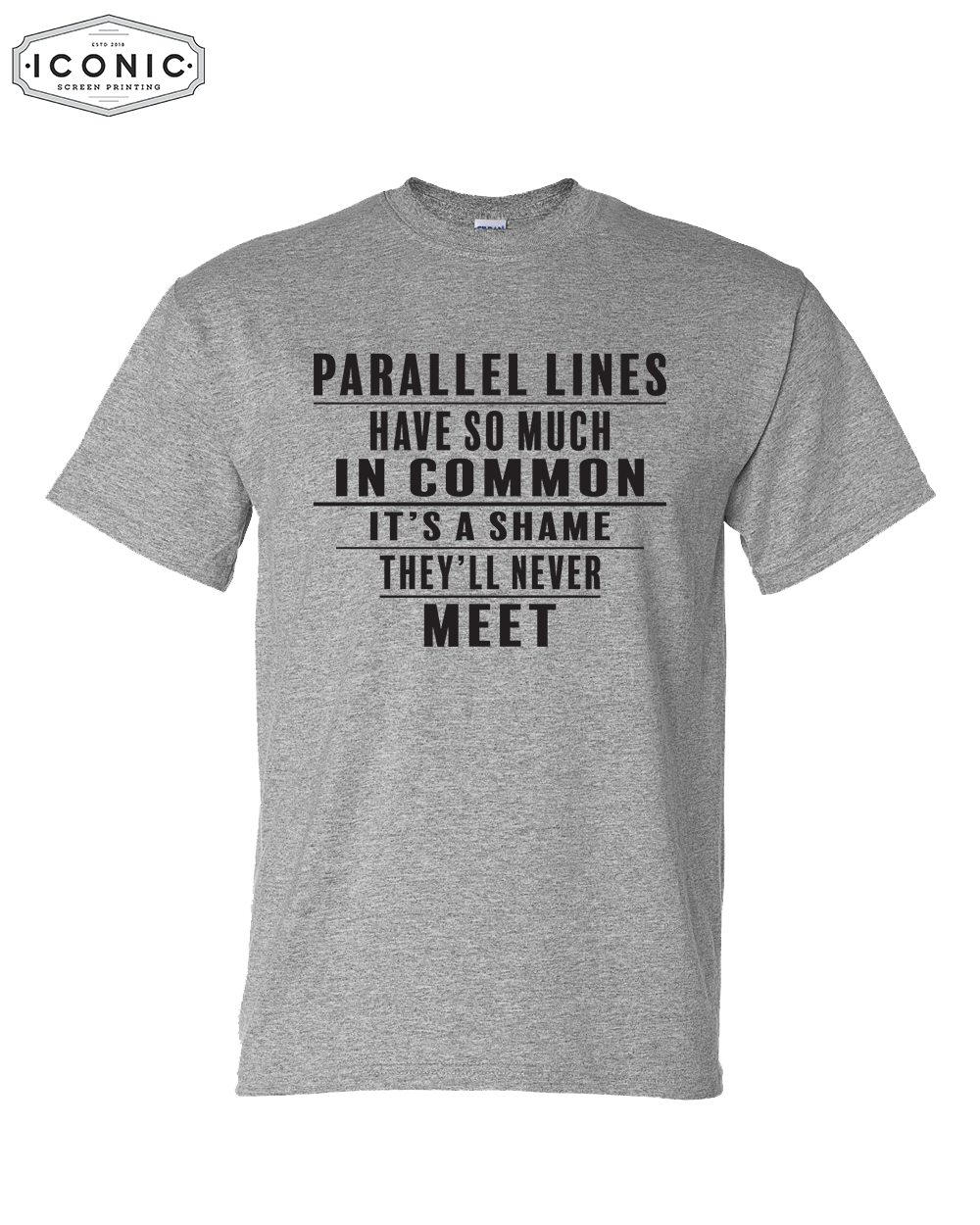 Parallel Lines - DryBlend T-Shirt