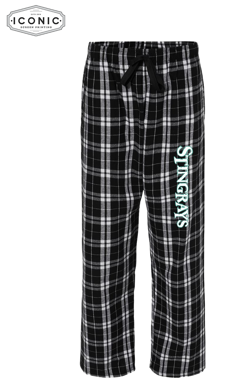 Stingrays - Men's Flannel Pants With Pockets
