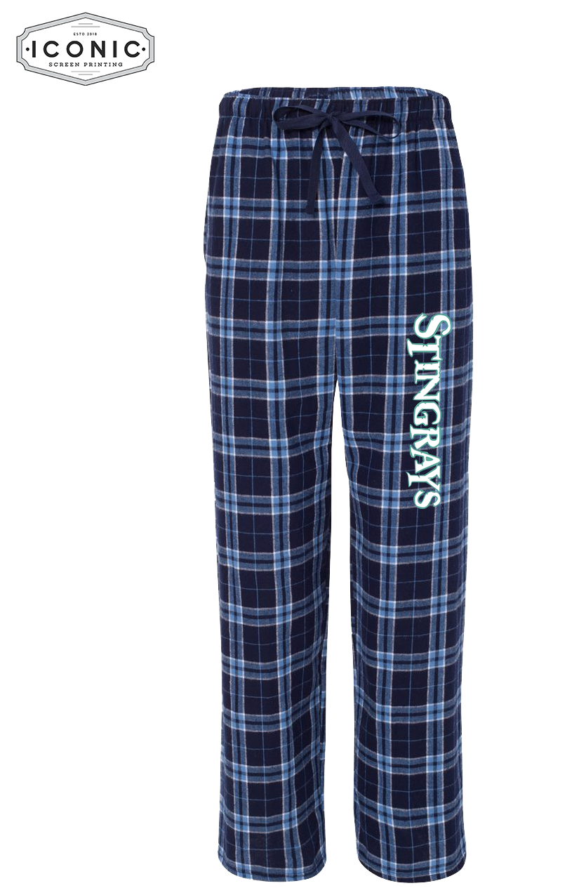 Stingrays - Men's Flannel Pants With Pockets