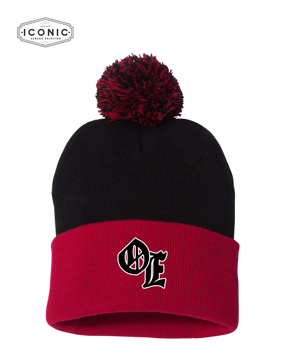 Opal & Esther - Sportsman Pom Pom 12" Knit Beanie