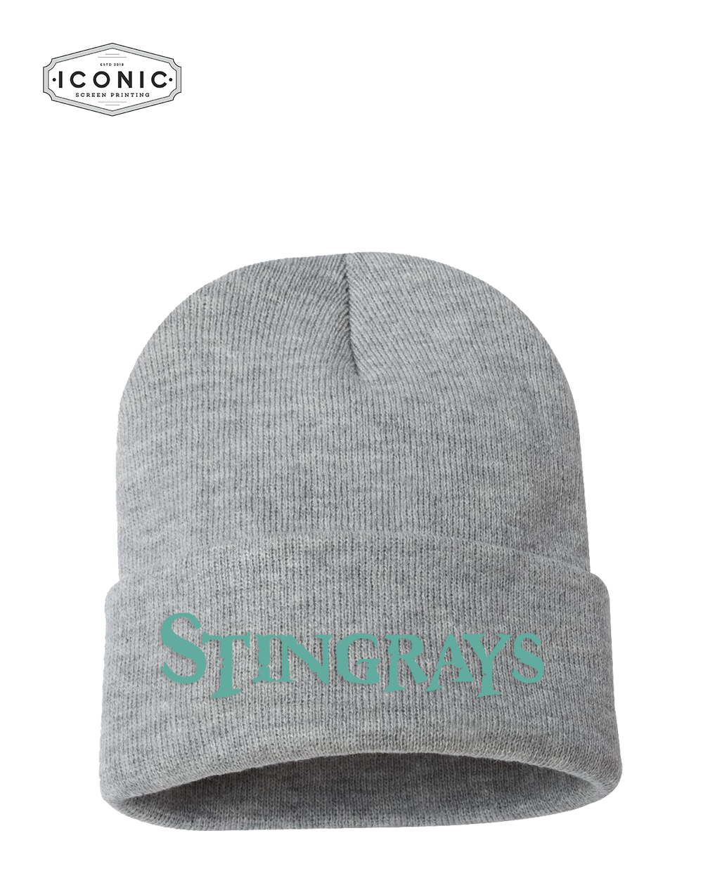 Stingrays - Solid 12" Cuffed Beanie