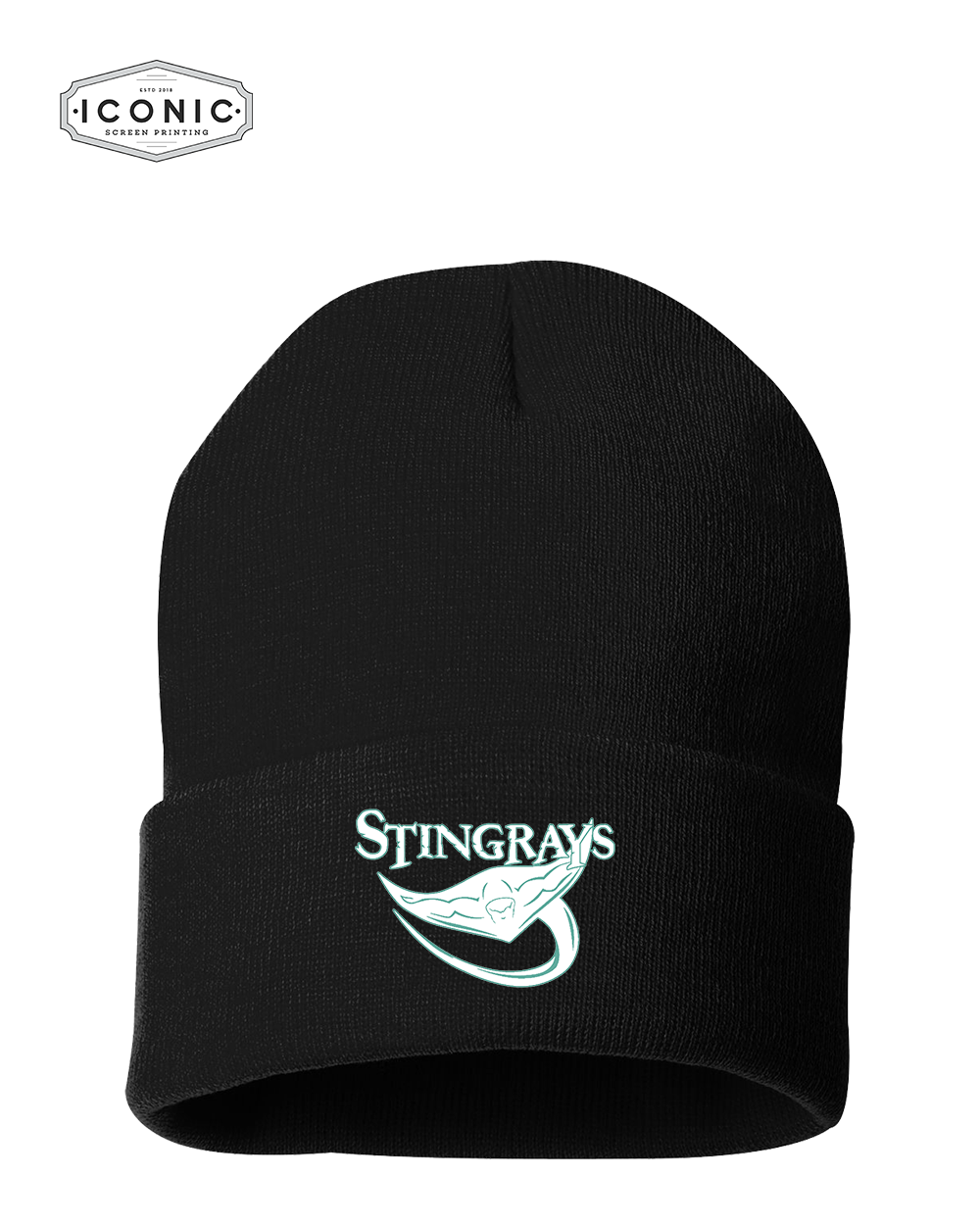 Stingrays - Solid 12" Cuffed Beanie