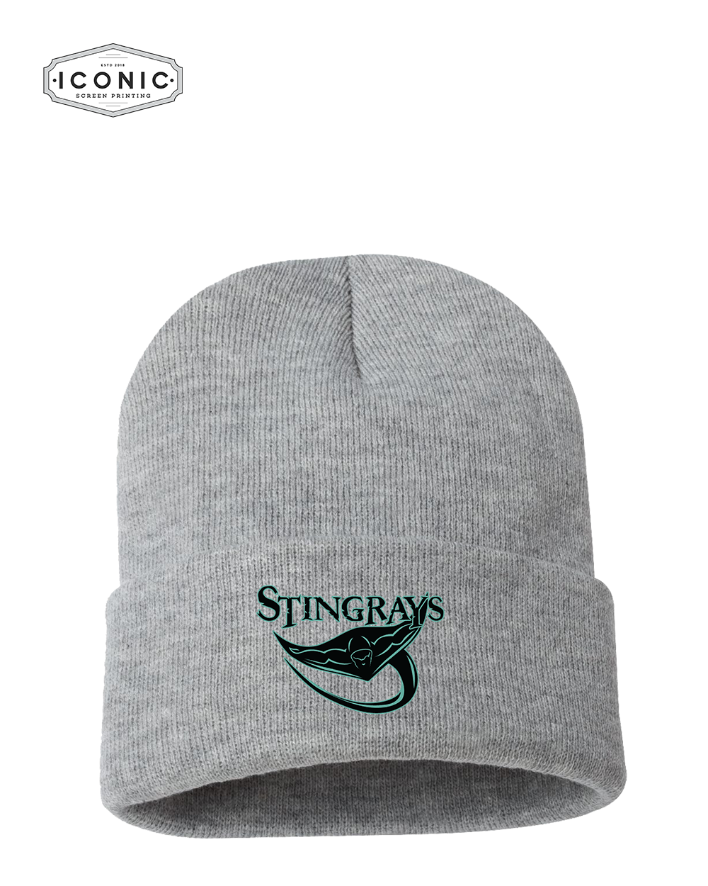 Stingrays - Solid 12" Cuffed Beanie
