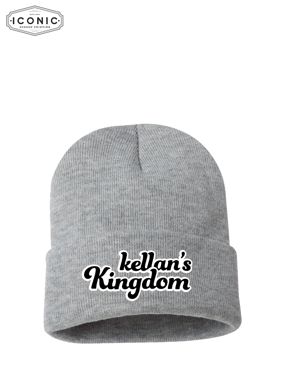 Kellan's Kingdom - Solid 12" Cuffed Beanie